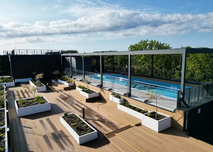 Апартаменты Seaside Garden Blue Свиноуйсьце