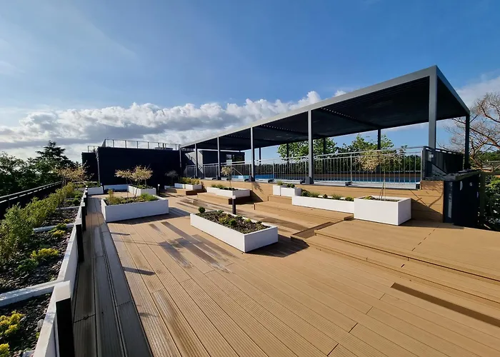 Апартаменты Seaside Garden Blue Свиноуйсьце